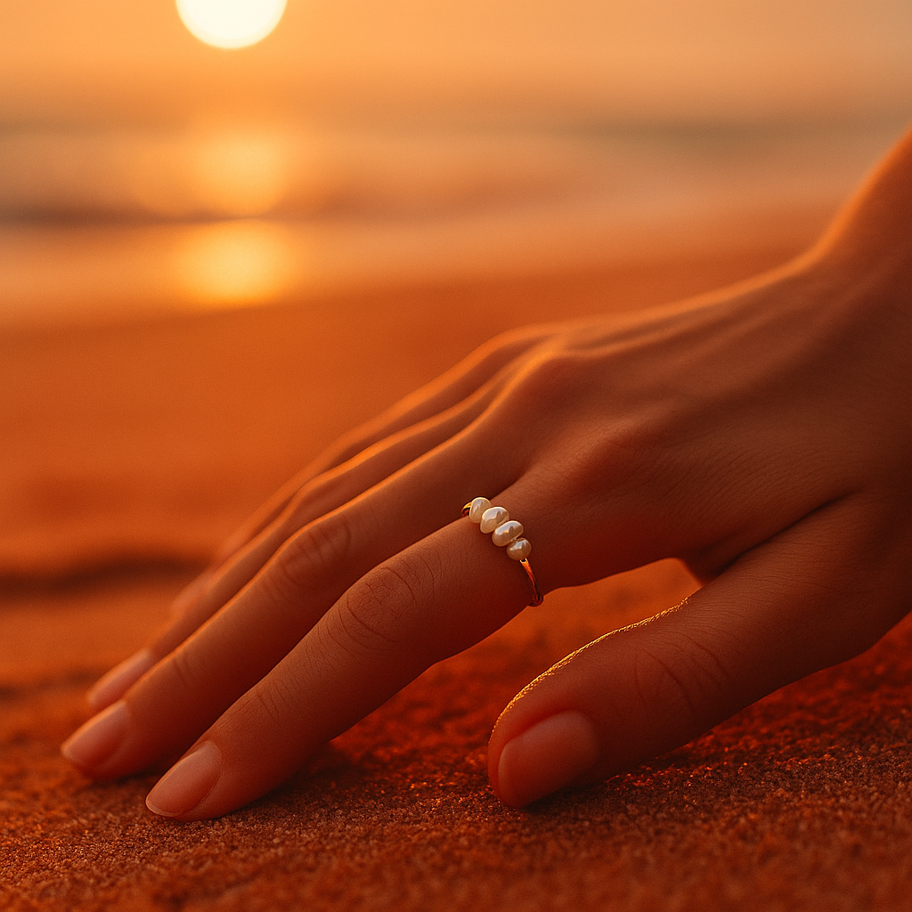 Jasmine | Ring with Pearl