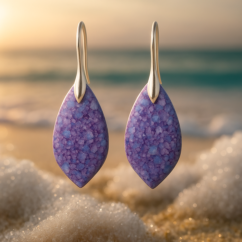 Celestia – Amethyst Gem Earrings