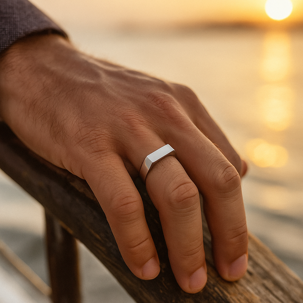 Zara | Fundamental aqua band ring