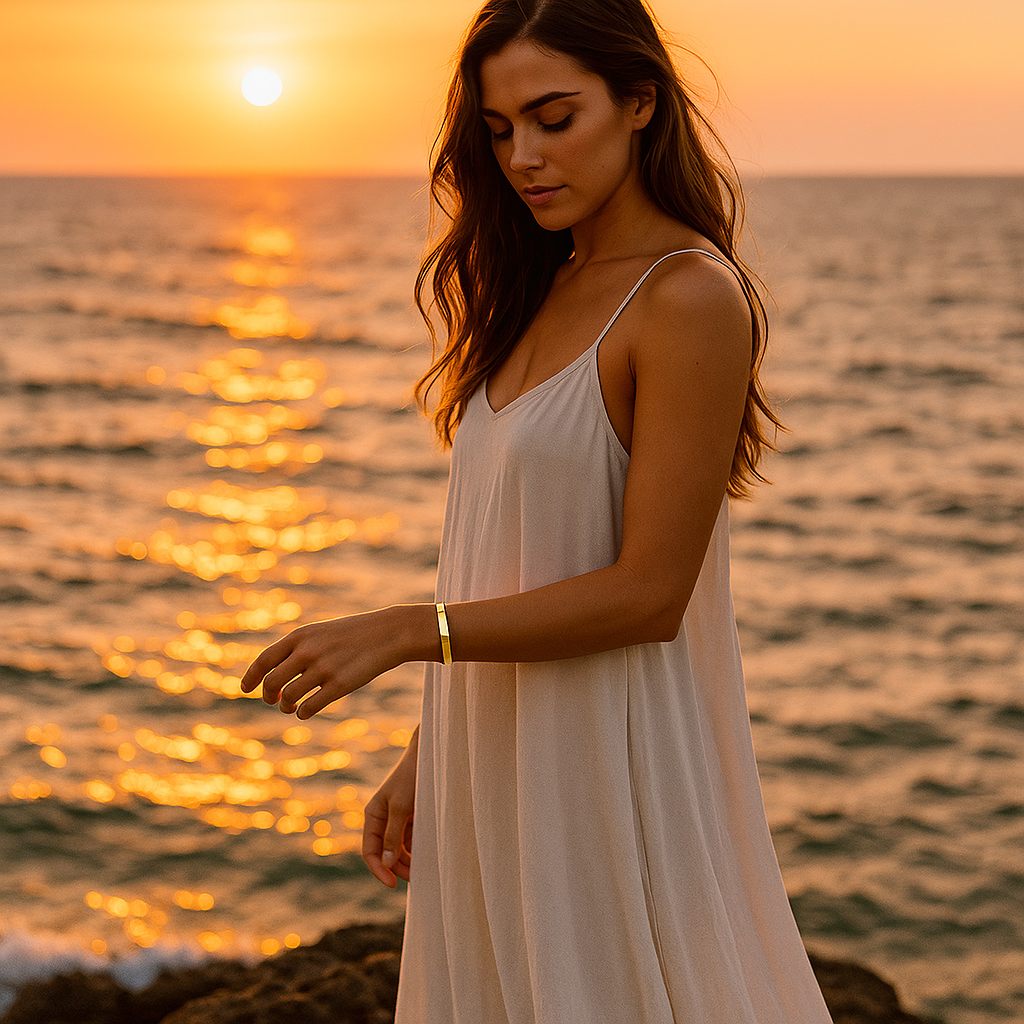 Celestia | Gold Line Bracelet