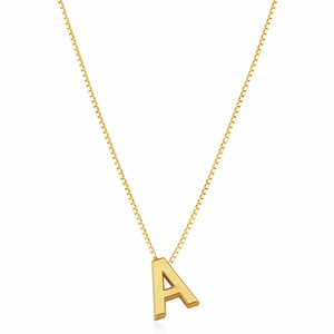 LoveNote™ | Gold Letter Initial Necklace