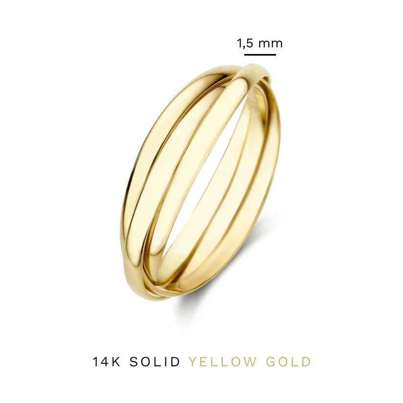 Lena™ | Gold Trielle Ring