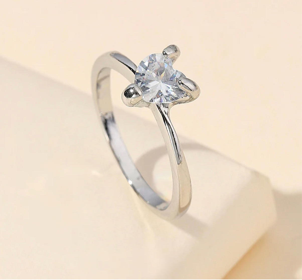 'Small Love' Crystal Heart Ring