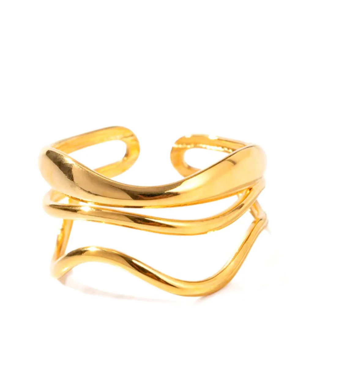 Adjustable Anya Textured Ring