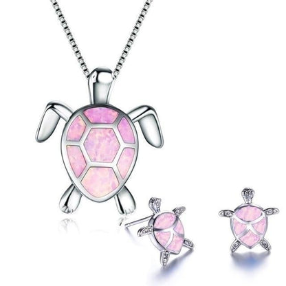 OpalWave™ | Sea Turtle Jewelry Set